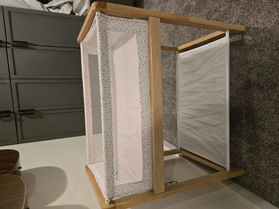 wood minimalist bassinet