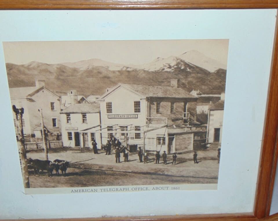 Vintage Paper Copy Pics of Deseret Store & Telegraph Office 1861 Mormon LDS