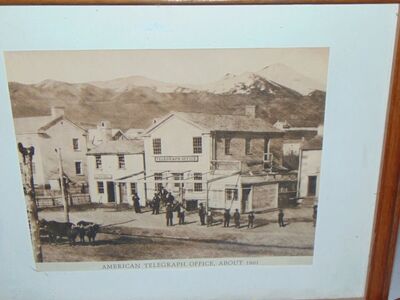Vintage Paper Copy Pics of Deseret Store & Telegraph Office 1861 Mormon LDS