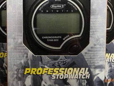 5 Brand New Mark 1 Professional Stopwatches – Perfect for Coaches & Teachers