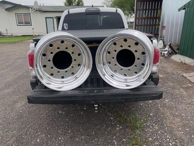 22x14 milled and polished accuride super singles