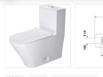 Duravit 1-Piece Elongated Toilet