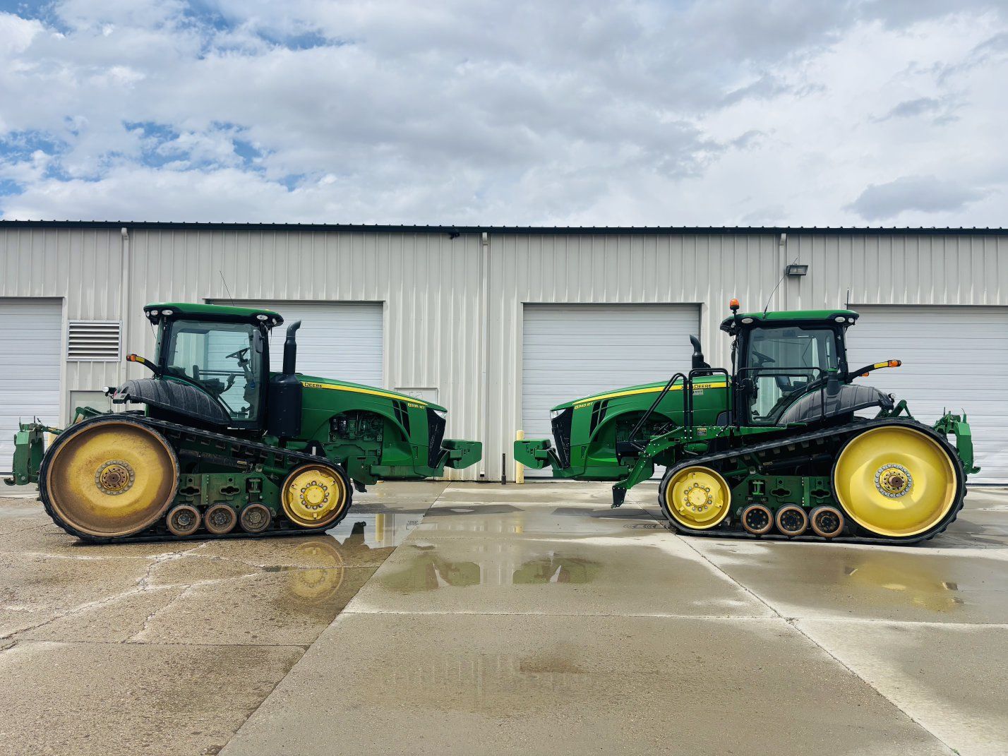 2016 John Deere 8345RT tracked 345hp tractor low hours , excellent condition and a 2012 John Deere  8335RT