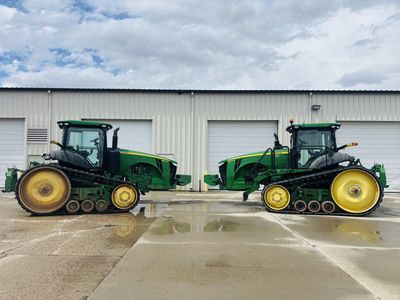2016 John Deere 8345RT tracked 345hp tractor low hours , excellent condition and a 2012 John Deere 8335RT