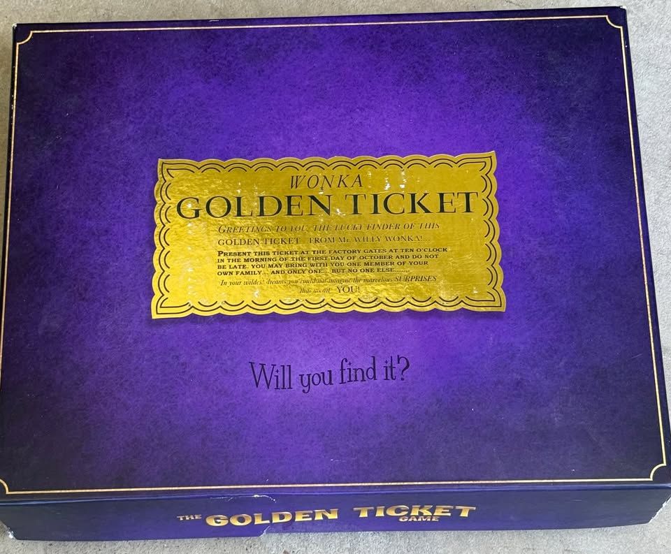 Willy Wonka's Golden Ticket Board Game