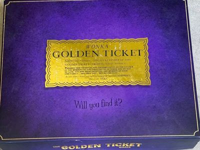 Willy Wonka's Golden Ticket Board Game