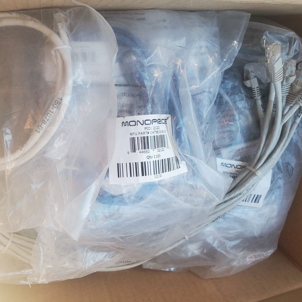 CAT-5 Ethernet Patch Cable, Each