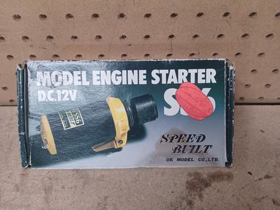 Model engine electric starter
