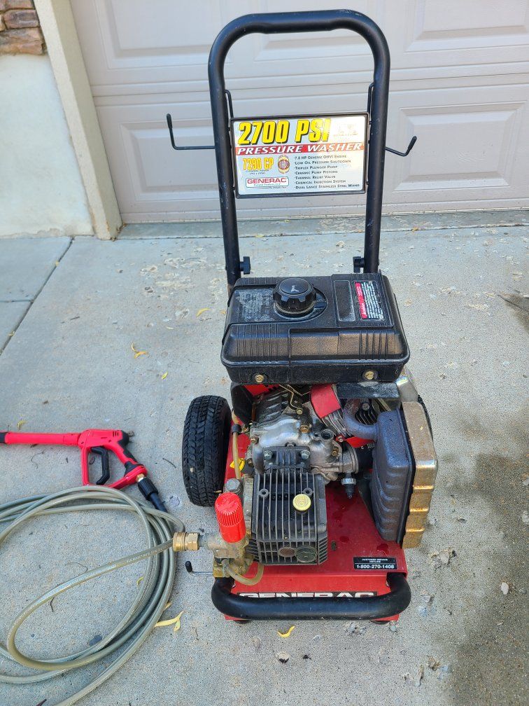 Generac Heavy Duty Pressure Washer 2700 psi