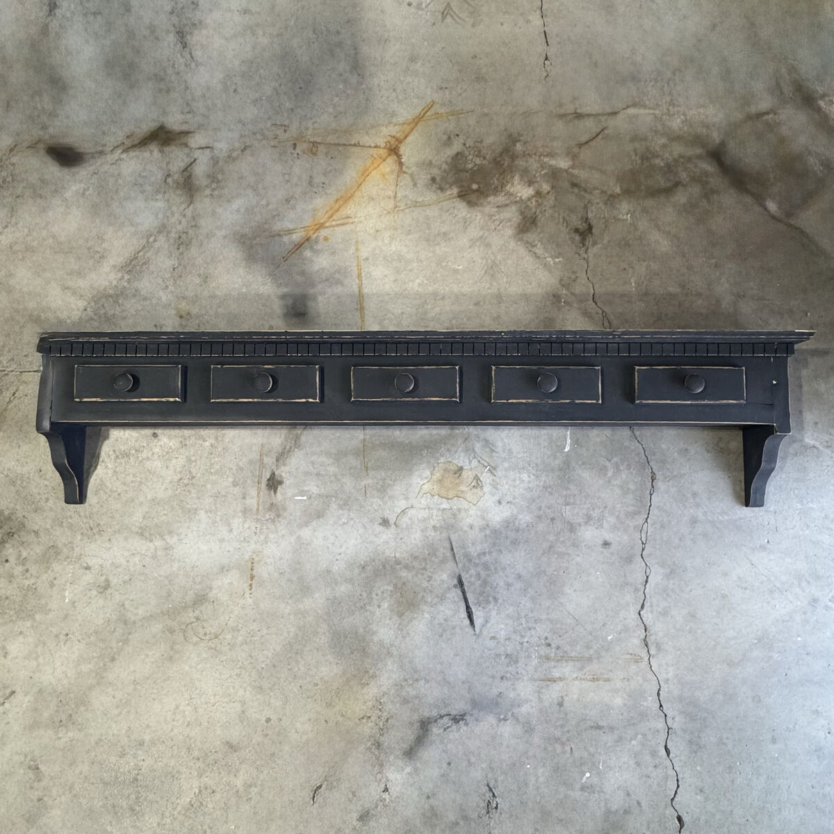Black Decorative Shelf