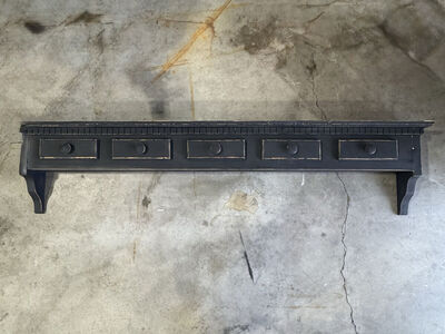 Black Decorative Shelf