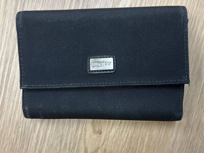 DKNY Black Foldable Nylon Wallet