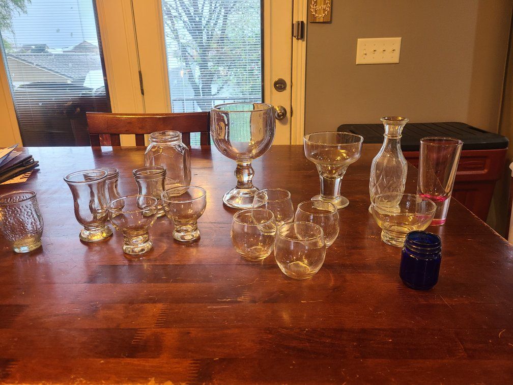 vintage glassware