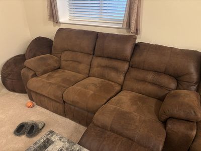 Brown Microfiber couch
