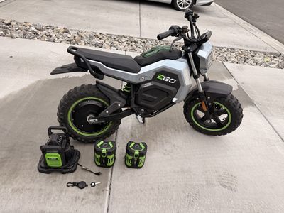EGO Power+ Mini Bike with Batteries & Charger - Electric, Off-Road Ready