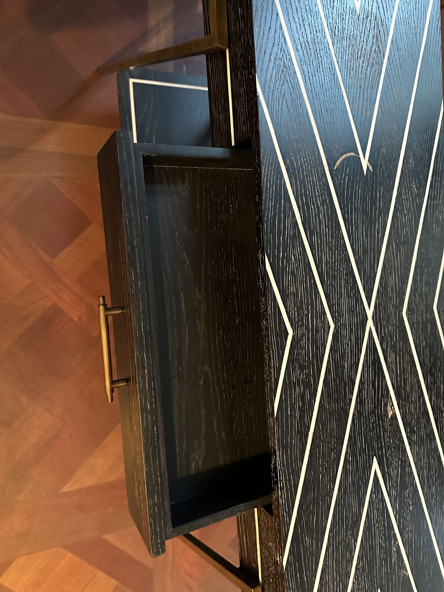 Hollywood Regency Styled Console Table