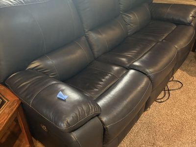 Leather Reclining Couch