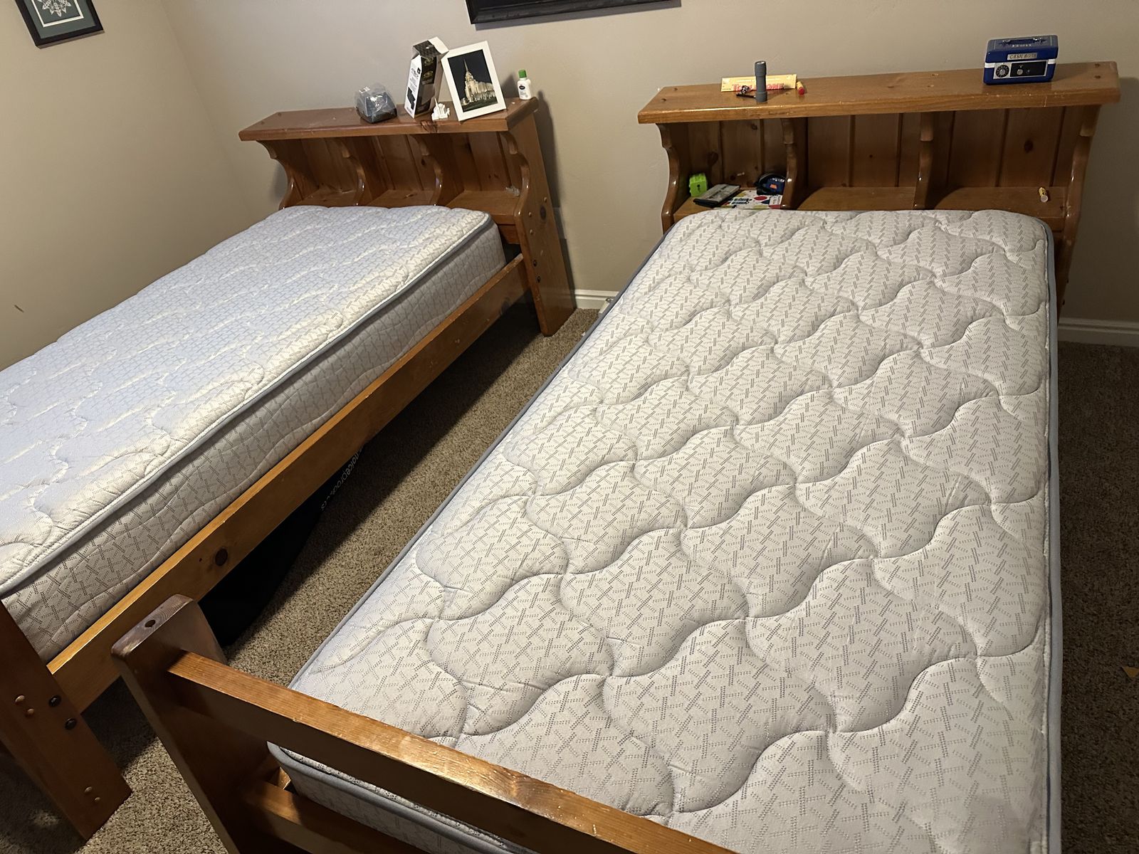 Twin beds can be bunk beds too