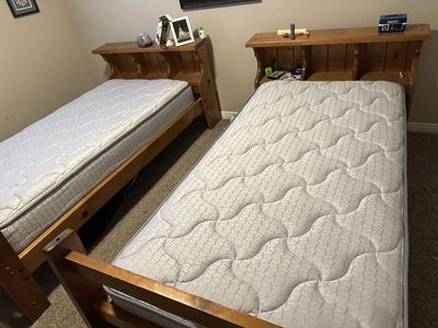 Twin beds can be bunk beds too