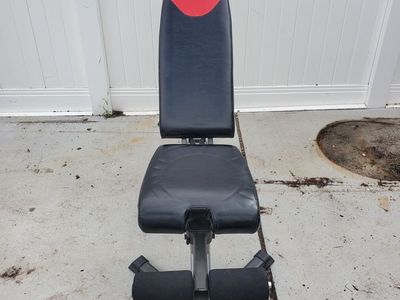Fitness weights workout bench