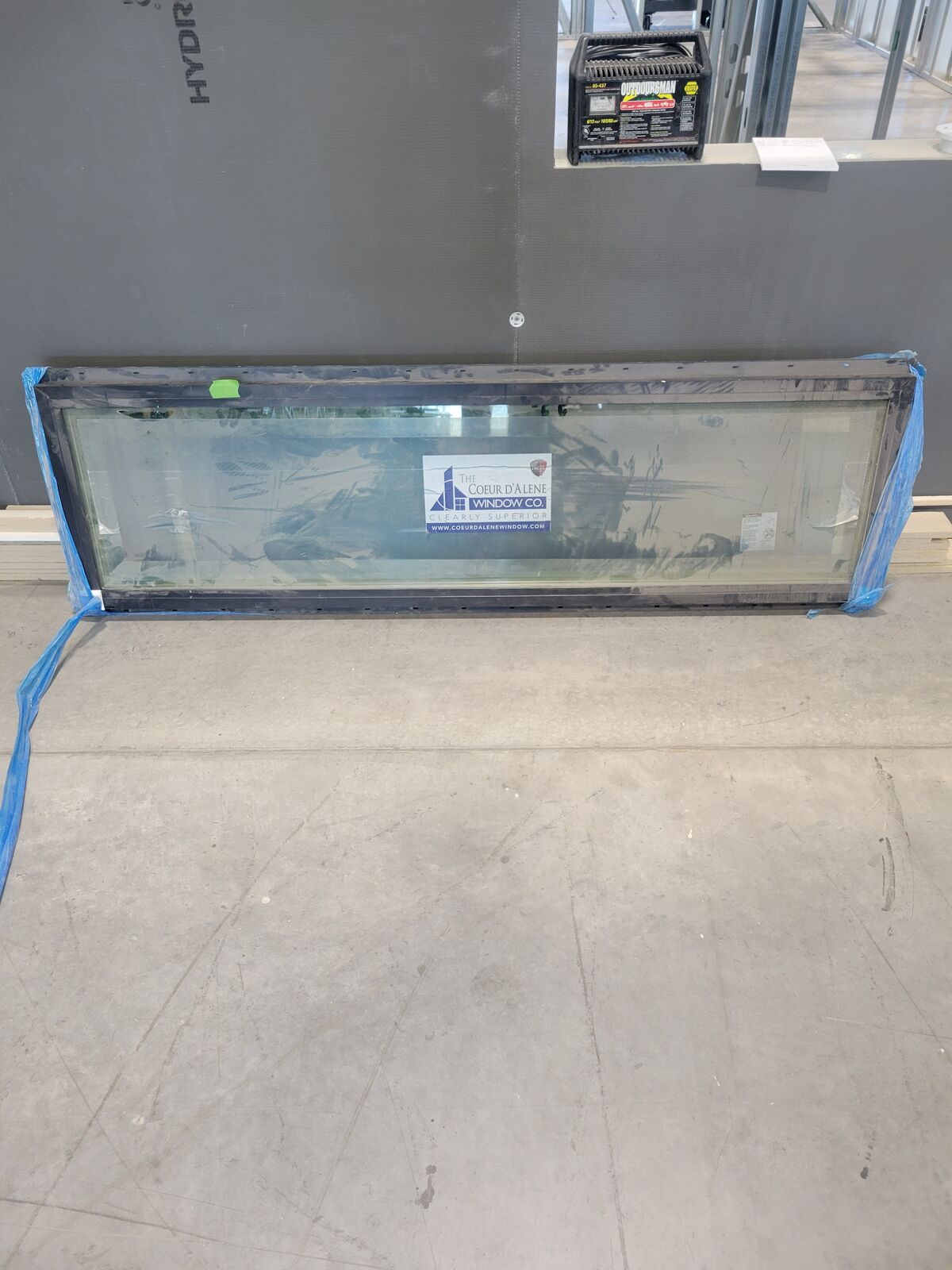 Couer d'Alene Black/White Fixed Window 72w x 21 1/8t New