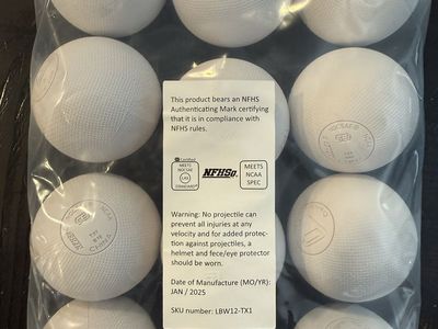 12 Pack of CRANKSHOOTER TX1 Textured Lacrosse Balls NFHS/NCAA/NOCSAE certified!