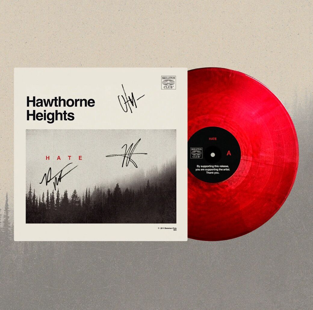 Hawthorne Heights-SIGNED HATE-Selfish Heart Vinyl