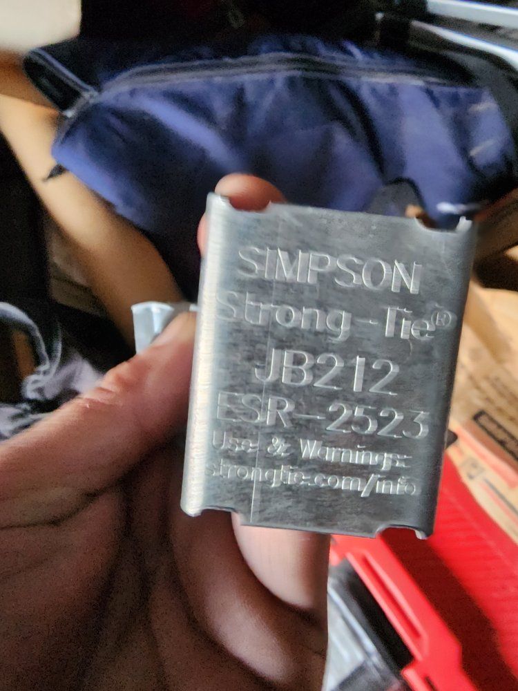 Simpson Strong-Tie JB212 Galvanized Joist Hangers Bulk Box