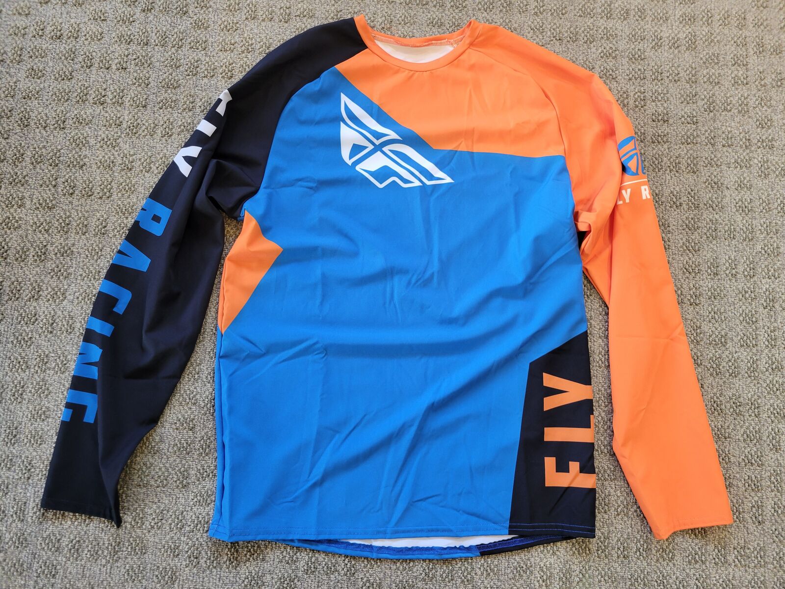 Medium Fly Racing SNX Jersey (Blue/Orange/Black)