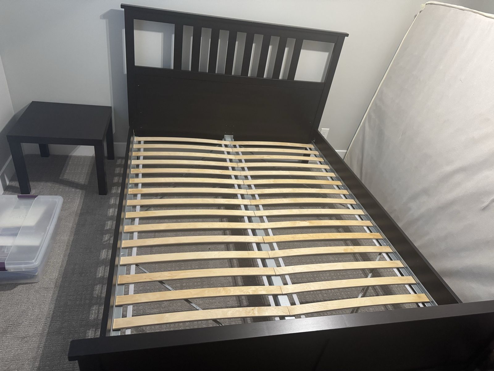 Queen Bed Frame w/optional mattress
