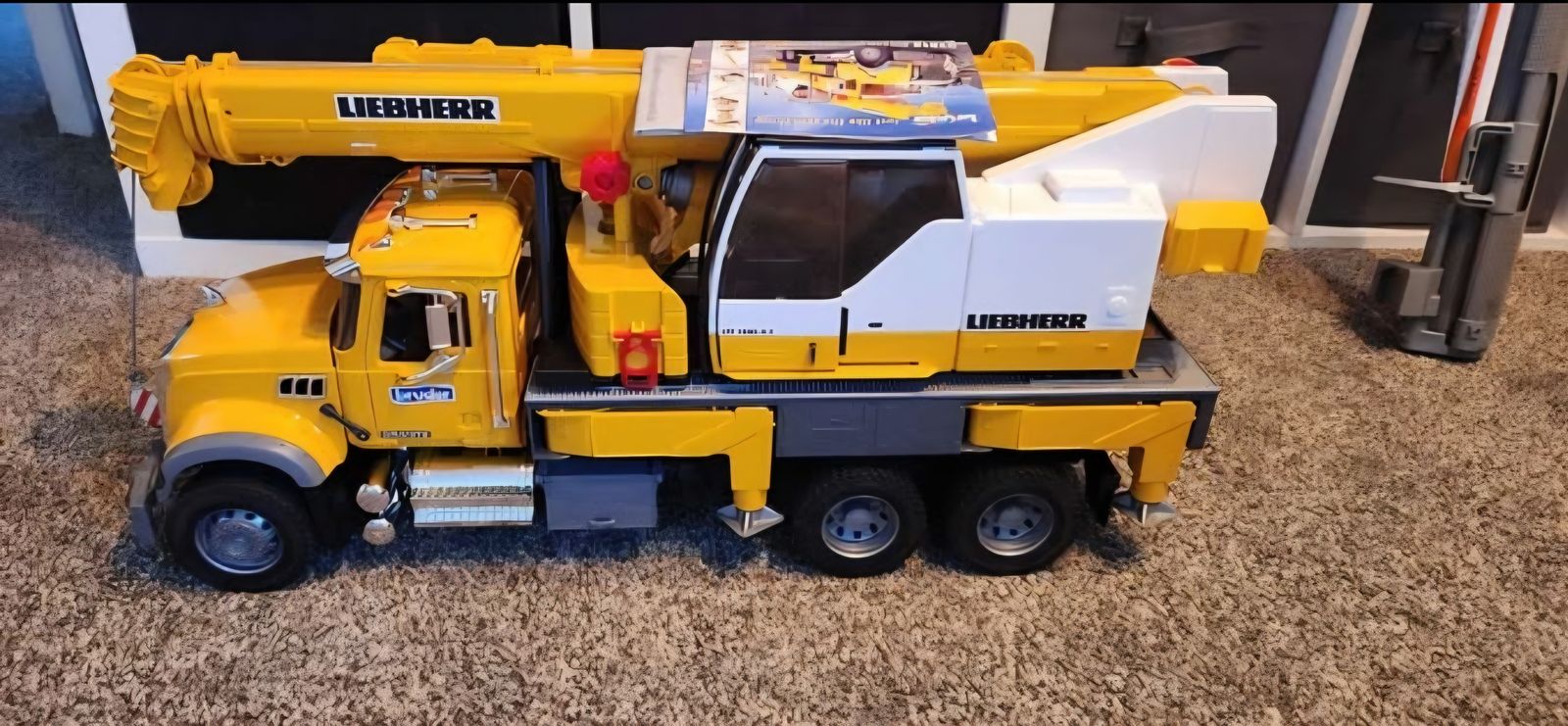 Brand new Bruder MACK Granite Liebherr Crane Truck