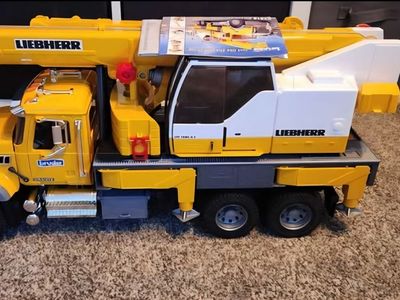 Brand new Bruder MACK Granite Liebherr Crane Truck