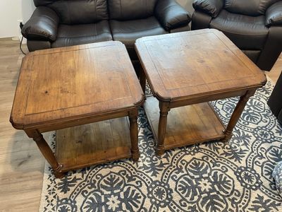 Beautiful Wood End Tables