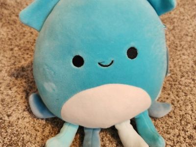 Squishmallows Sky the Blue Squid 8" Plush Stuffed Animal Toy Original Kellytoy