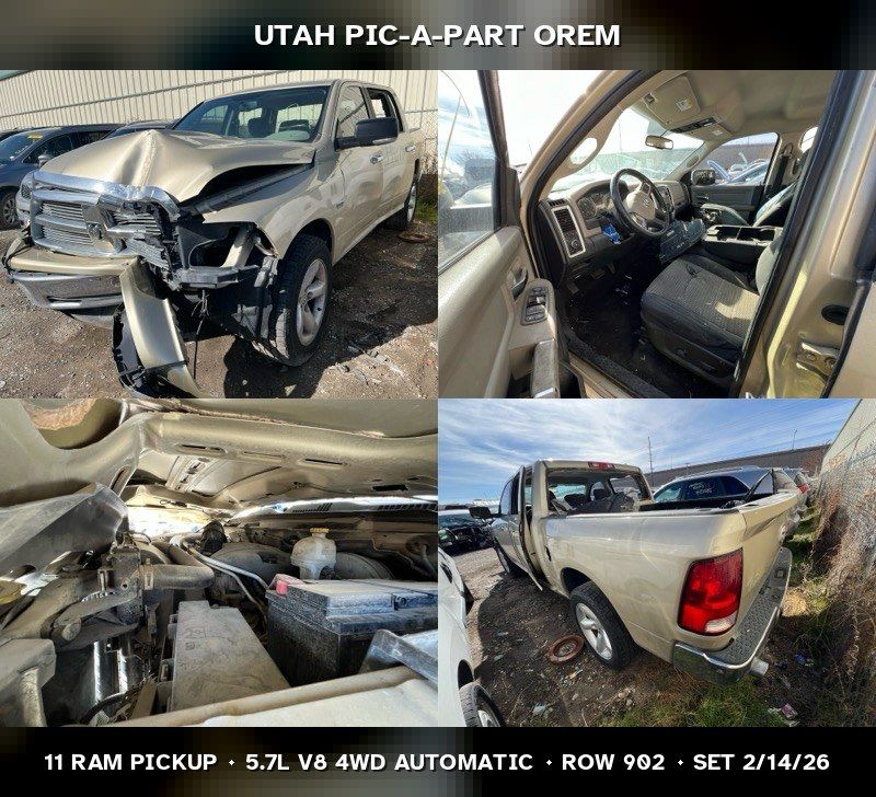 2011 Dodge Ram Pickup Parts - UTPAP Orem