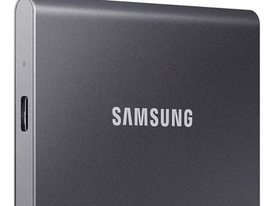 Samsung T7 Portable SSD 2TB External Solid State Drive - Titan Gray