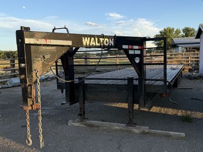 Walton flatbed trailer
