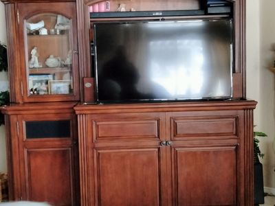 Cherry Wood Entertainment Center