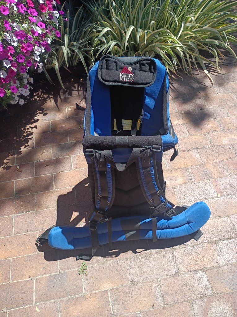 Kelty Kids Journey PerfectFit Child Carrier Backpack - Blue, Excellent Condition