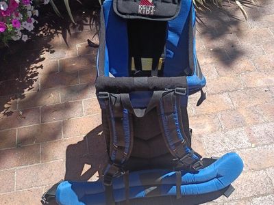 Kelty Kids Journey PerfectFit Child Carrier Backpack - Blue, Excellent Condition