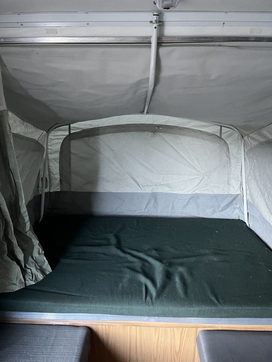 Coleman pop up tent trailer