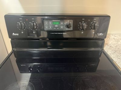 Amana self clean oven and range great condition.