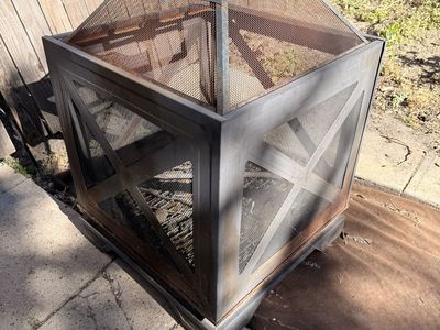Fire Pit with Lid- FREE