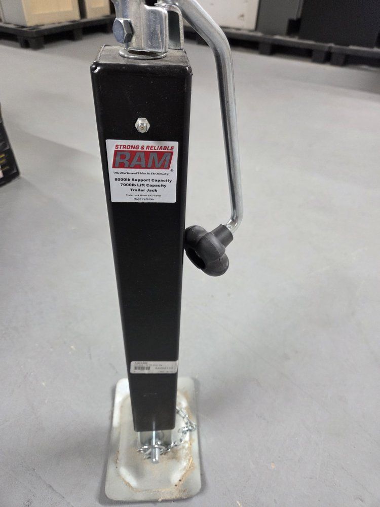 RAM Trailer Jack 8000 Series - 8000lb Support / 7000lb Lift Capacity - Strong & Reliable
