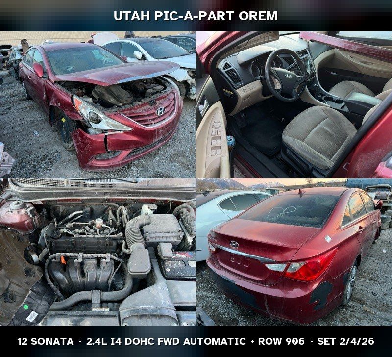 2012 Hyundai Sonata Parts - UTPAP Orem