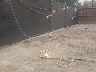 Outdoor String Lights Heavy Duty Construction Work Lights