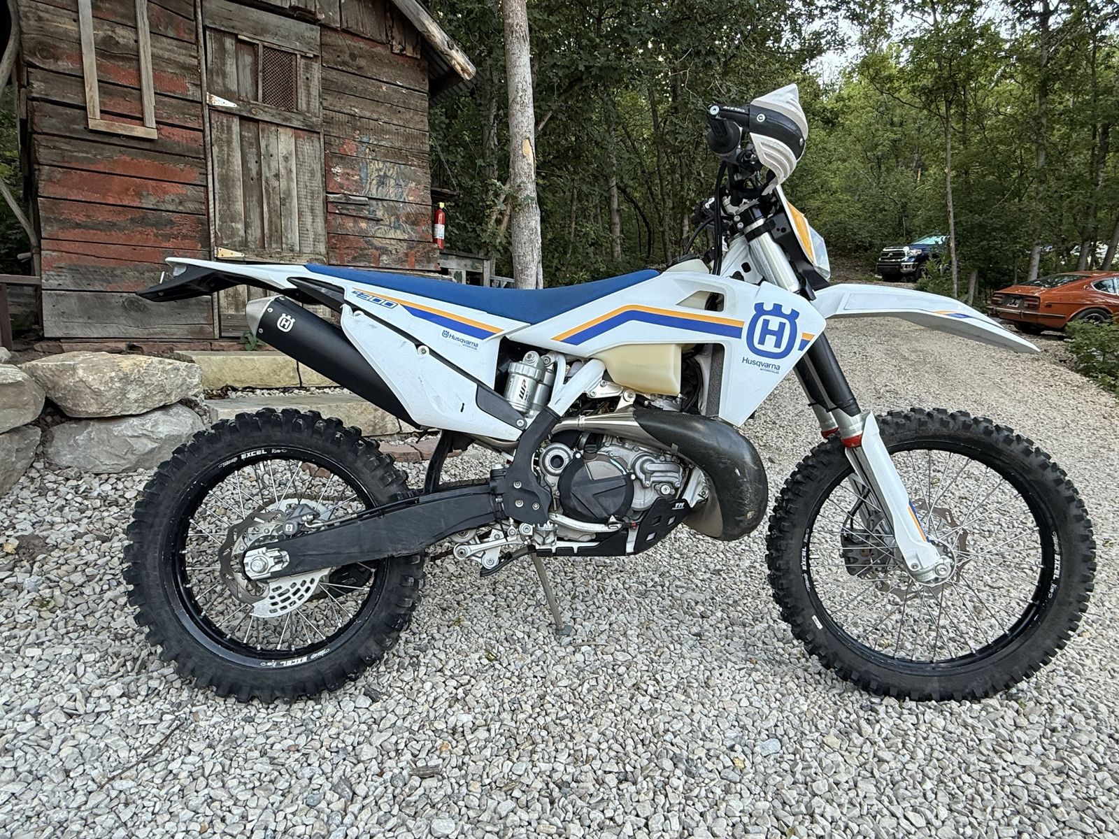 2023 Husqvarna TE300 Heritage Enduro Motorcycle - 109 Hrs, Mousse Bibs, South Bay ECU Reflash