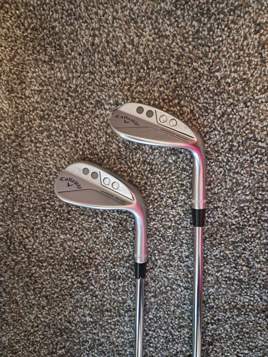 Callaway Jaws Raw 54 and 58 Wedges