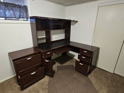 Executive Cherry wood desk