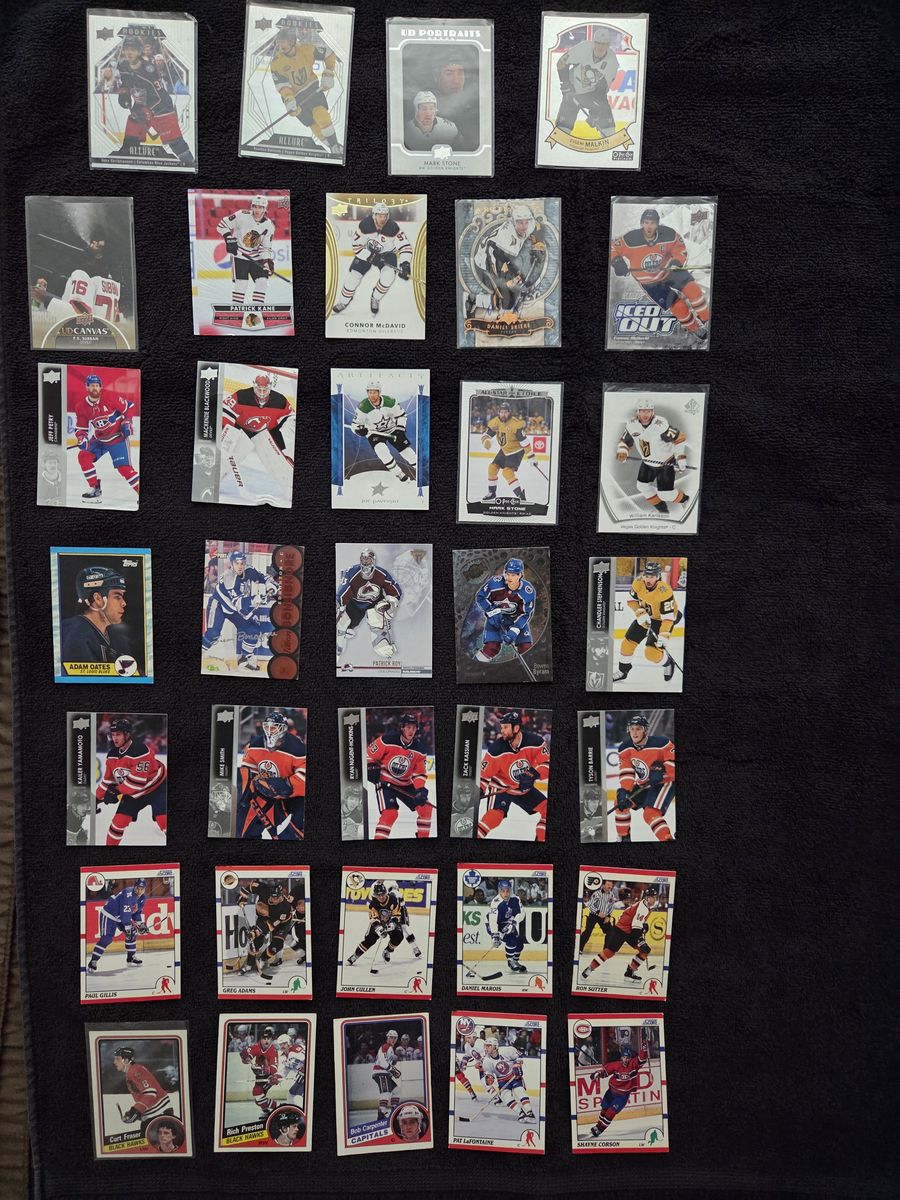 Hockey Sports Cards - Lot of 35 Assorted Cards Featuring Star Players